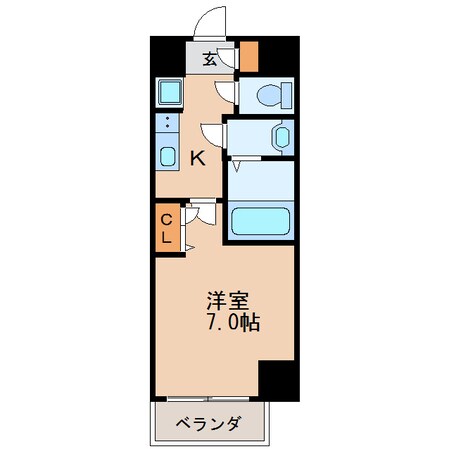 クラシタイヤー新栄の物件間取画像